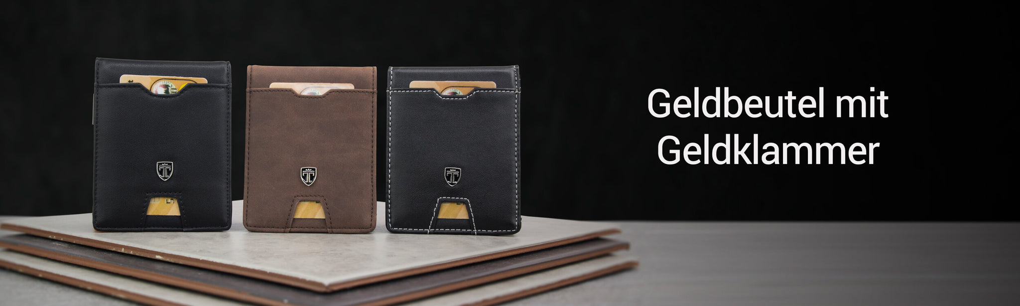 Geldbeutel mit Geldklammer