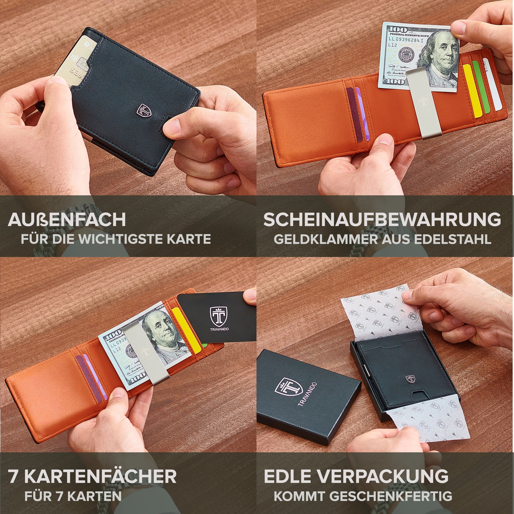 Geldbörse mit Geldklammer RIO