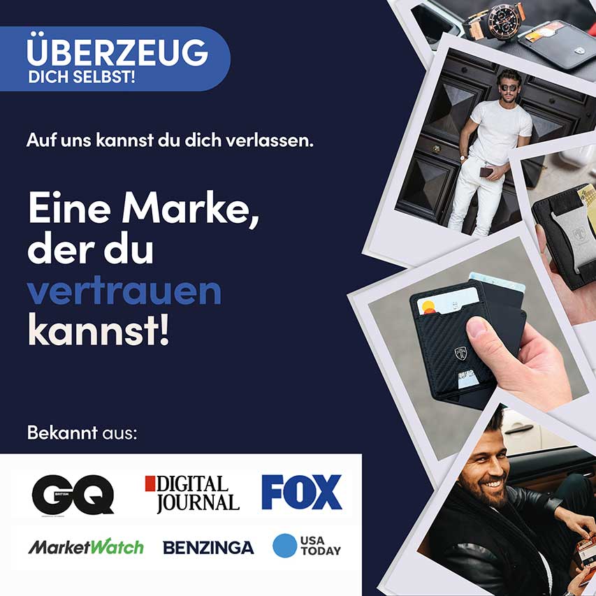 SLYDE Aluminium Kartenetui mit RFID Schutz