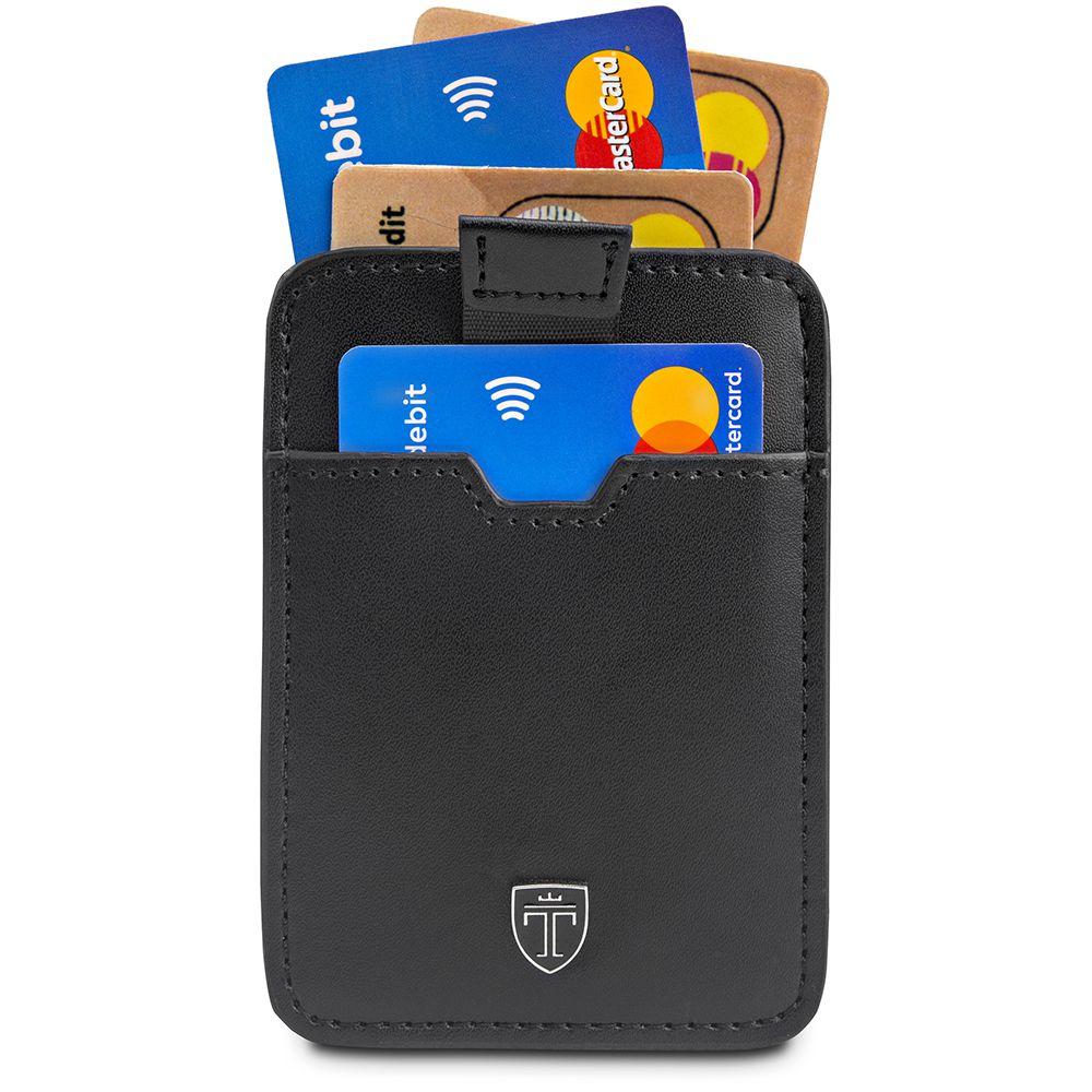 geldbeutel männer geldklammer slim portemonnaie geldbörse herren kaufen brieftasche portmonee portmonaise Geldtasche herrengeldbeutel herrengeldbörse geldscheinklammer geldclip RFID Wallet Geschenk schwarz klein Geschenk Dallas travando karten