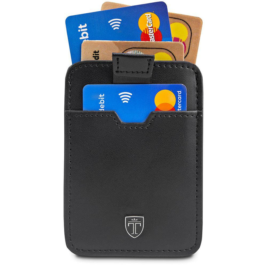 geldbeutel männer geldklammer slim portemonnaie geldbörse herren kaufen brieftasche portmonee portmonaise Geldtasche herrengeldbeutel herrengeldbörse geldscheinklammer geldclip RFID Wallet Geschenk schwarz klein Geschenk Dallas travando karten