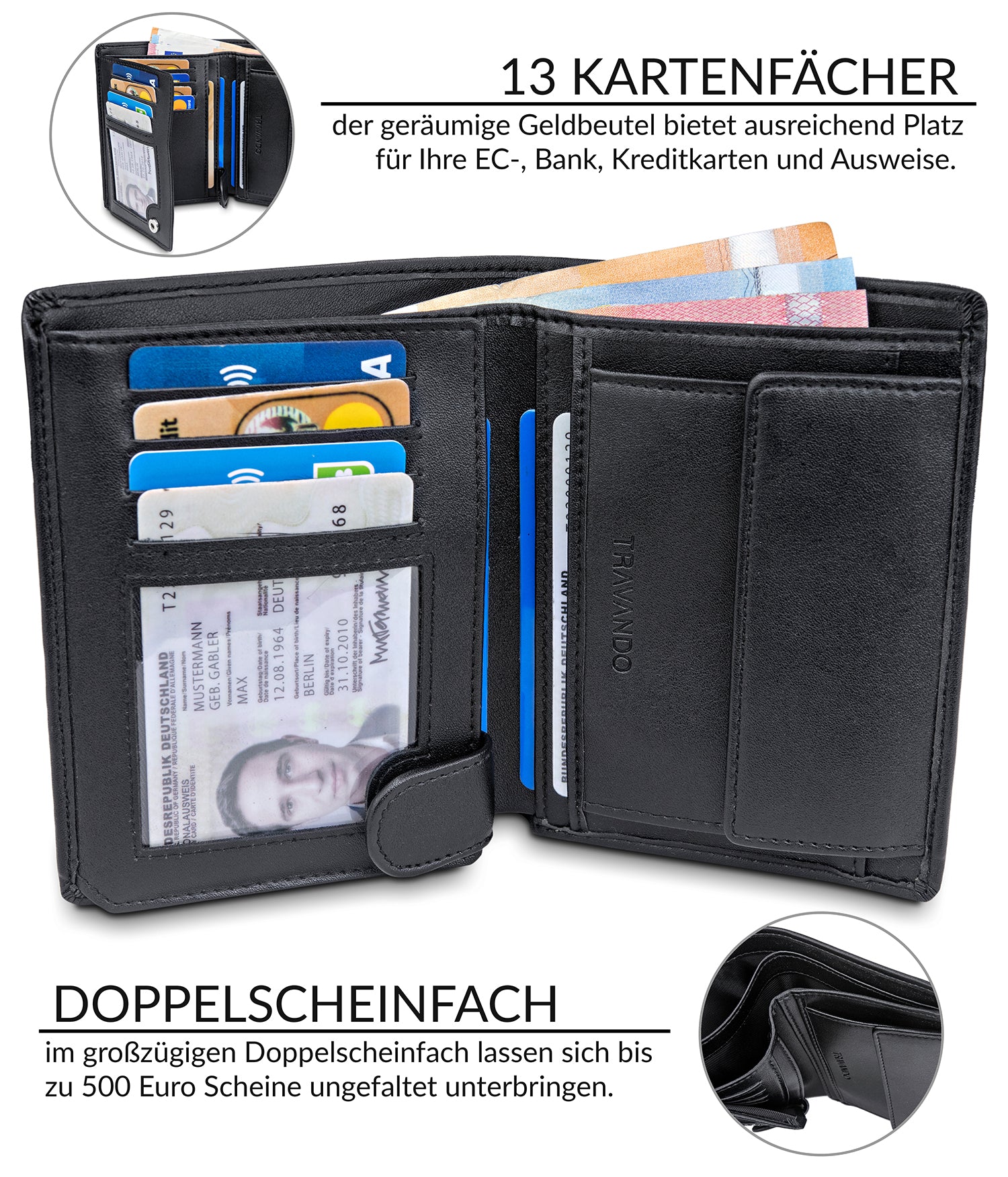 Klassische Geldbörse CHICAGO