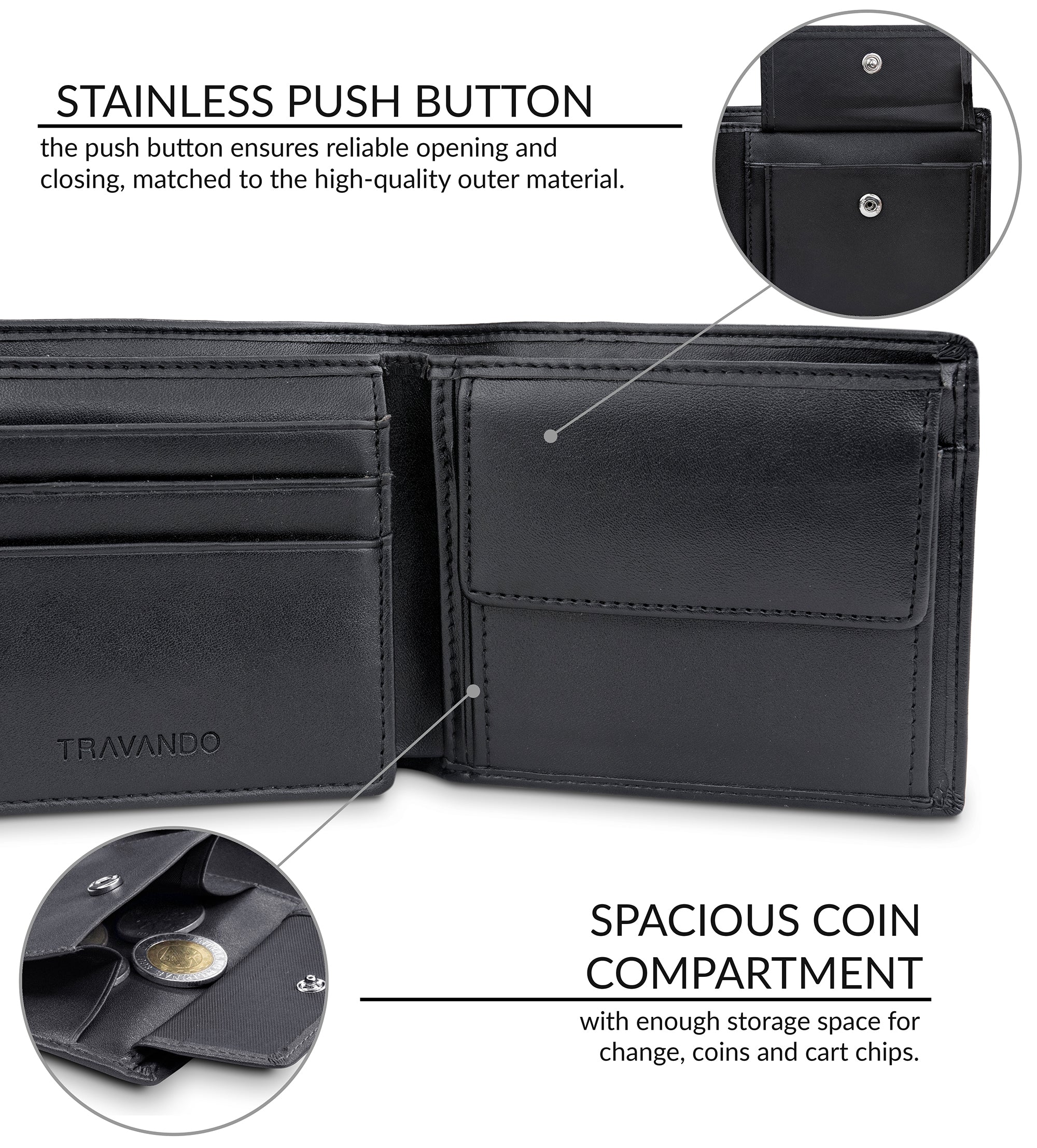 Klassische Geldbörse BERLIN (B-Ware)