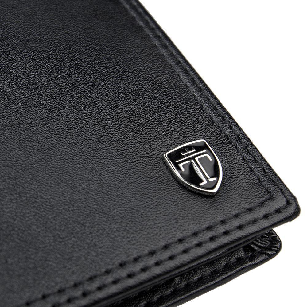 geldbeutel männer portemonnaie geldbörse herren kaufen brieftasche portmonee portmonaise Geldtasche herrengeldbeutel herrengeldbörse herrenbrieftasche RFID Münzfach Wallet Geschenk Herrenbörse Querformat schwarz groß klein Geschenk oslo travando karten