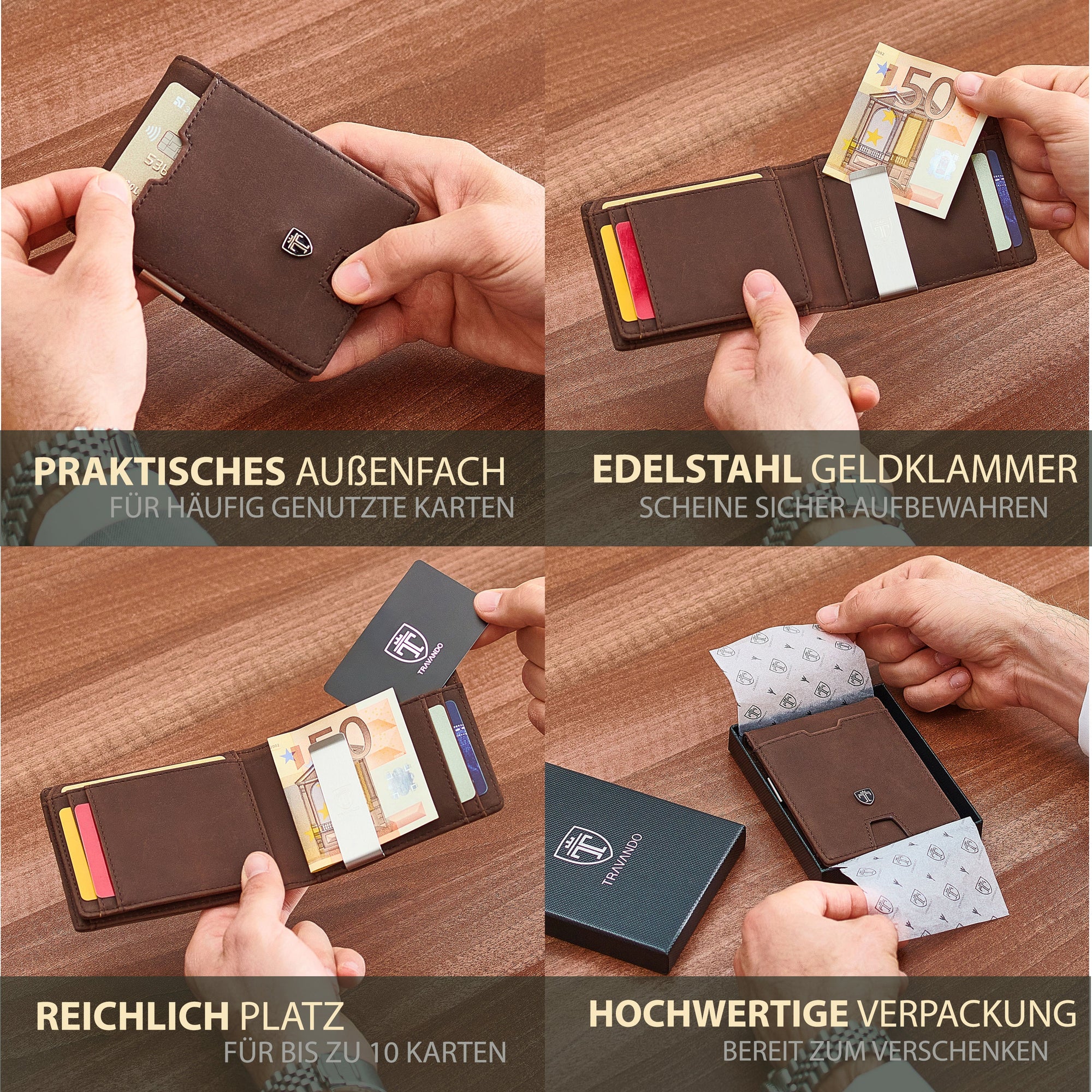 Geldbörse mit Geldklammer CAIRO (B-Ware)