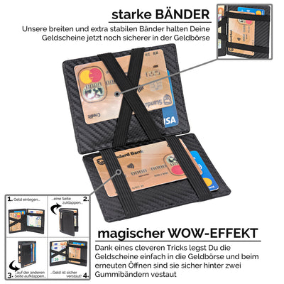Magic Wallet VEGAS (carbon)