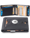 AirTag* Wallet Geldbeutel mit Geldklammer (schwarz)