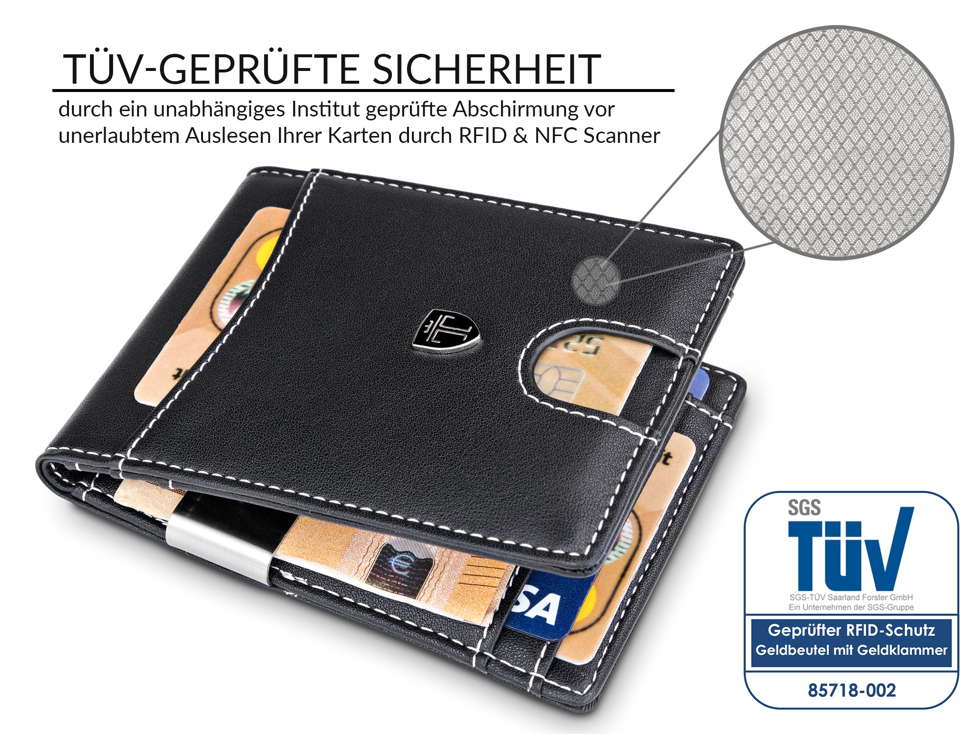 Geldbörse mit Geldklammer DUBAI (B-Ware)