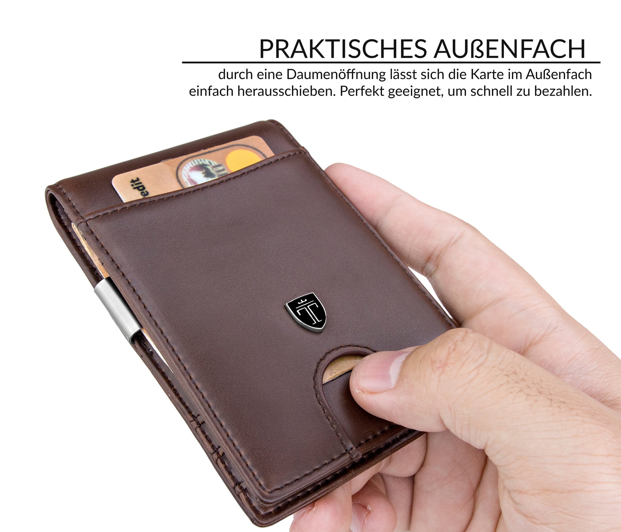 Geldbörse mit Geldklammer PORTO (B-Ware)