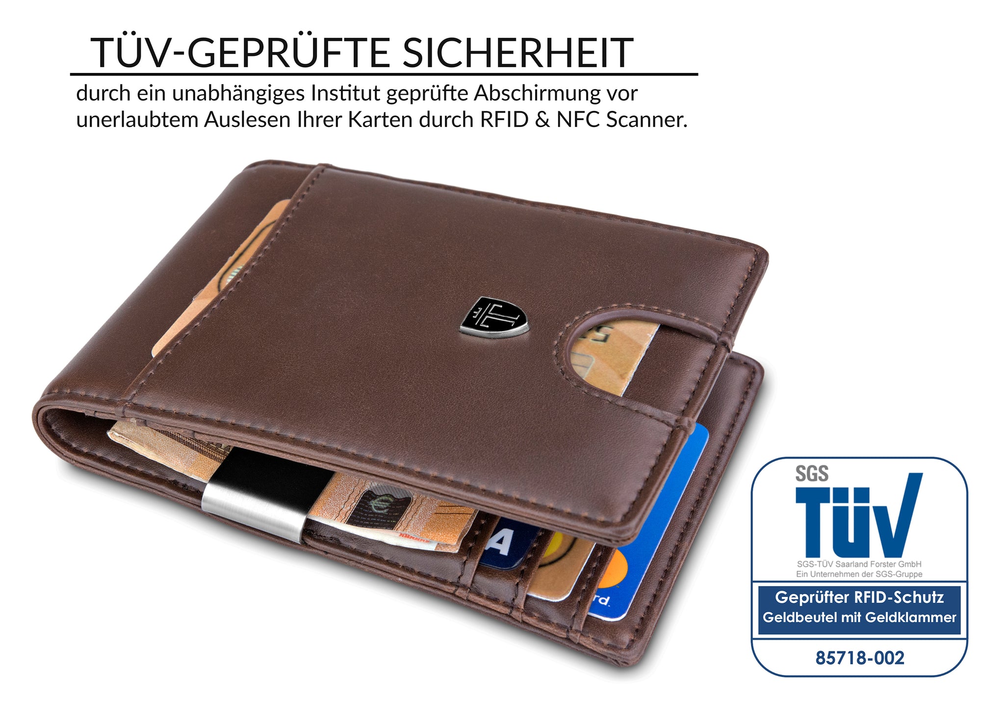 Geldbörse mit Geldklammer PORTO (B-Ware)